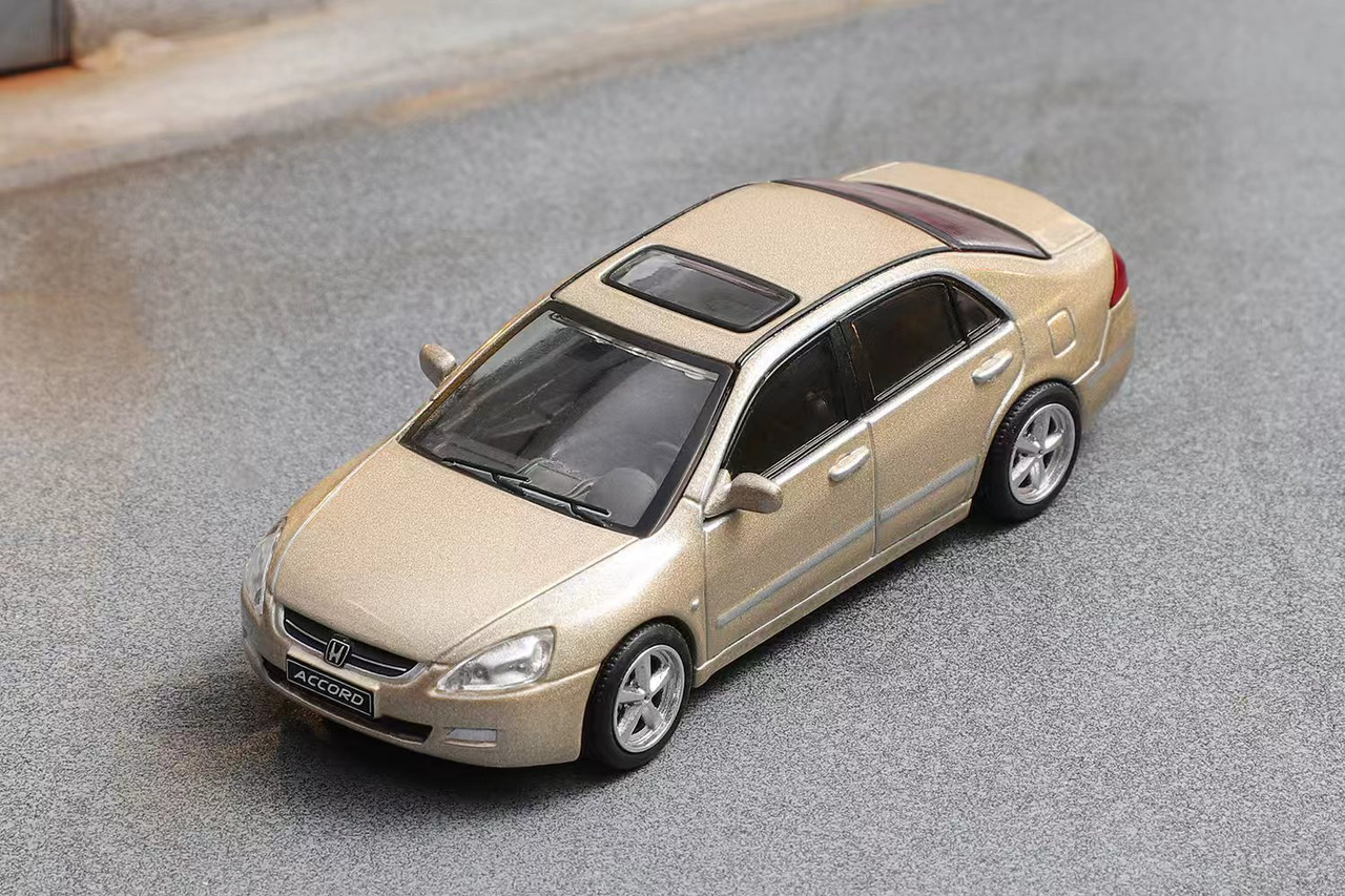 1/64 DCT Honda Accord 7th Generation (Champagne Gold) Diecast Car
