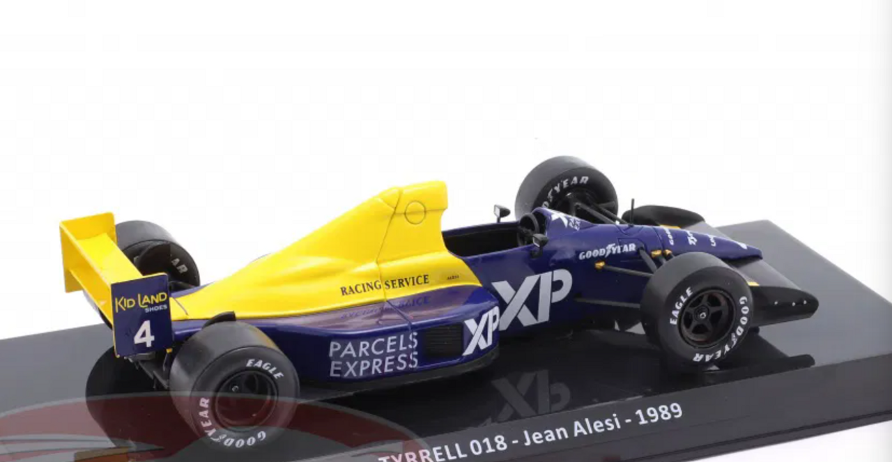 1/24 Premium Collectibles 1989 Formula 1 Jean Alesi Tyrrell 018 #4 Car Model