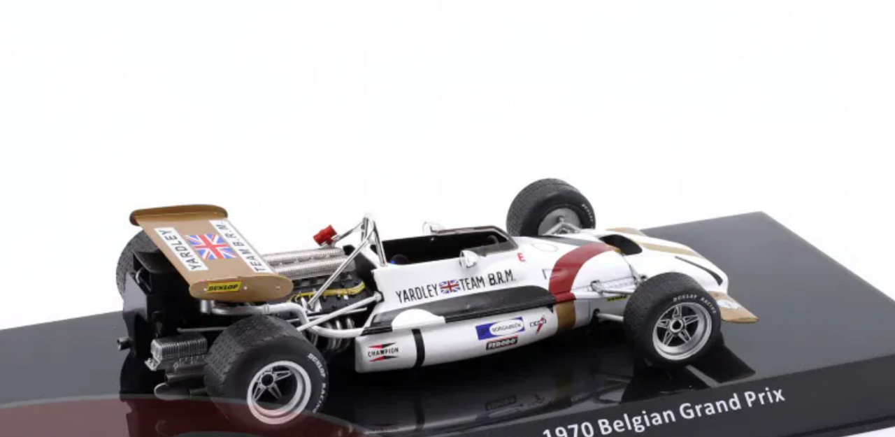 1/24 Premium Collectibles 1970 Formula 1 Pedro Rodriguez BRM P153 #1 Winner Belgian GP Car Model