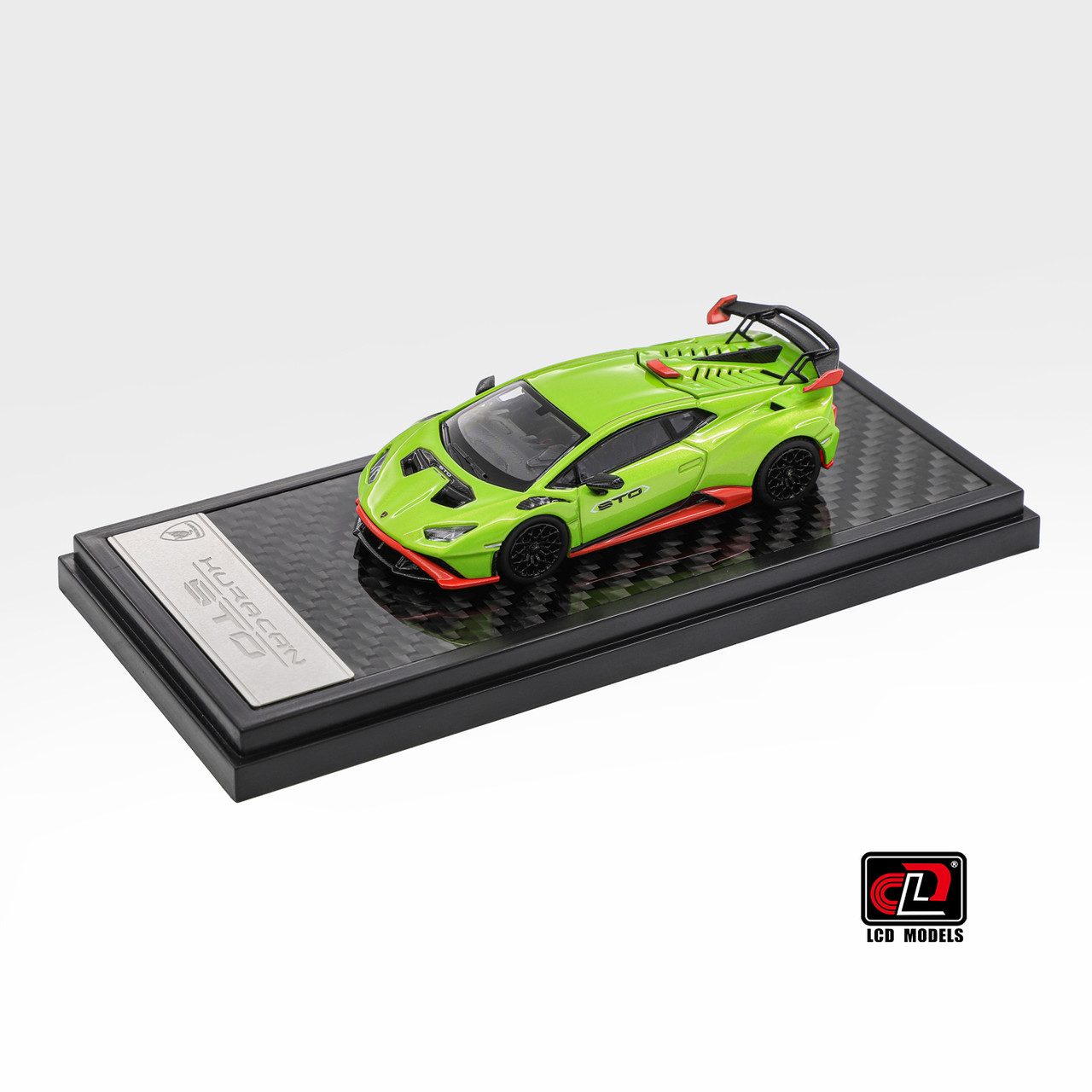 1/64 LCD Lamborghini Huracan STO (Green) Diecast Car Model