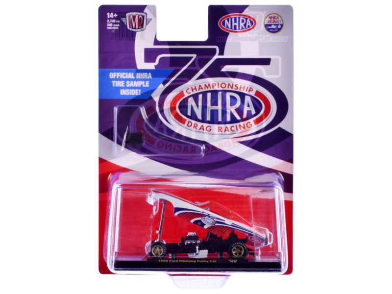 1/64 M2 Machines 1969 Ford Mustang Funny Car 75th Anniversary of