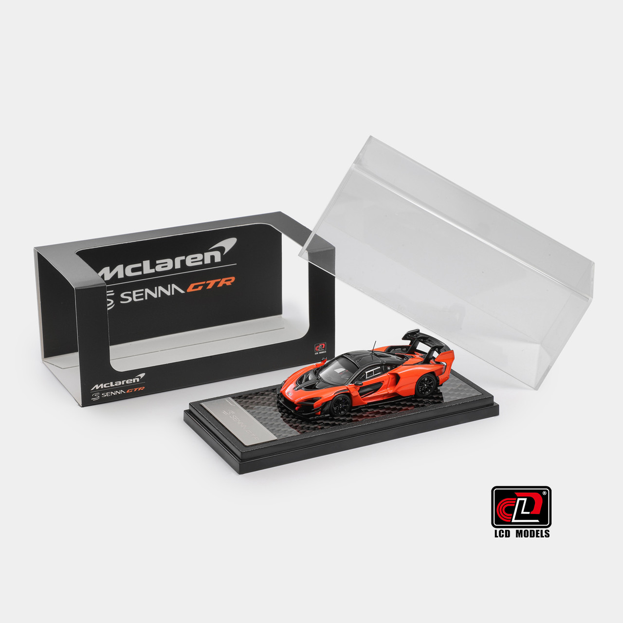 1/64 LCD McLaren Senna GTR (Papaya Orange) Diecast Car Model