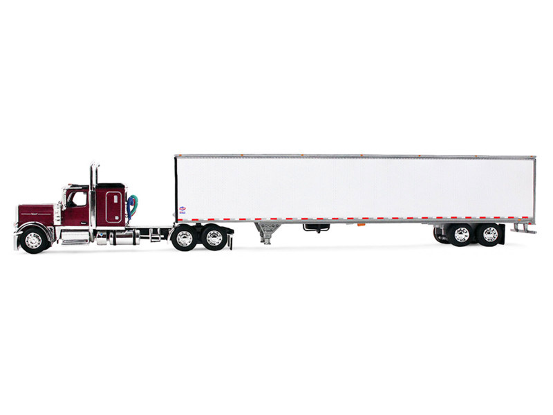 1/64 First Gear Peterbilt Model 589 with 58” Flat Top Sleeper (Red