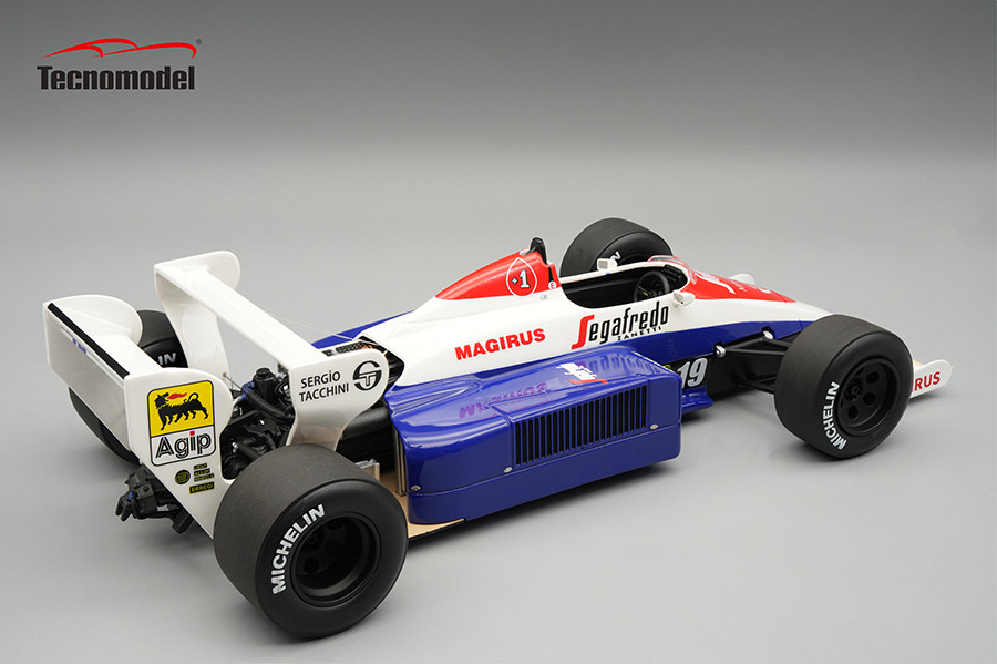 1/18 Tecnomodel Toleman TG 184 1984 British GP Driver: Ayrton Senna Limited Edition Car Model