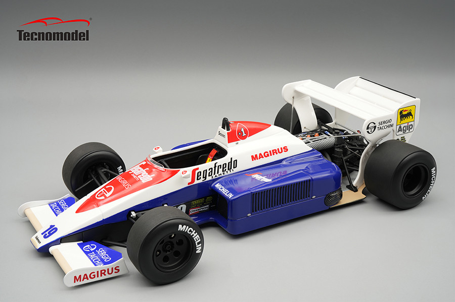 1/18 Tecnomodel Toleman TG 184 1984 British GP Driver: Ayrton Senna Limited Edition Car Model