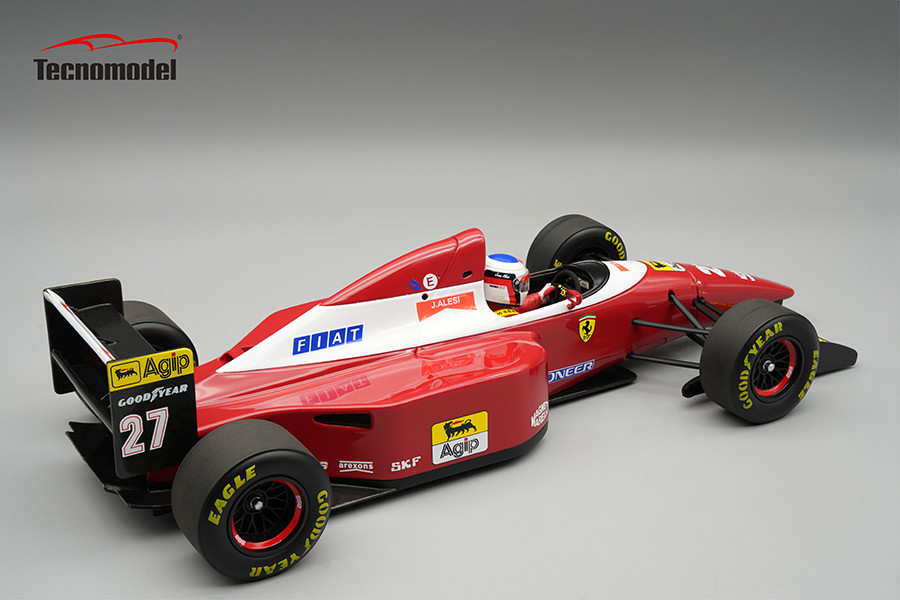 1/18 Tecnomodel Ferrari F93A 1993 Monaco GP Driver: Jean Alesi Limited Edition Car Model with Driver Figure