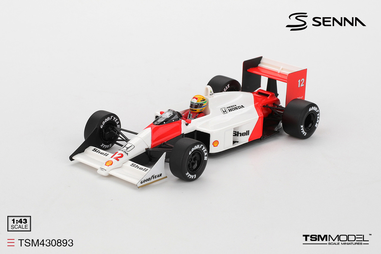 1/43 TSM 1988 Formula 1 McLaren MP4/4 #12 Ayrton Senna Japanese GP Winner Car Model