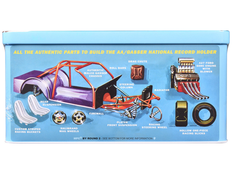 Skill 2 Model Kit Ohio George's Malco Gasser with Collector's Tin 1/25 Scale Model by MPC