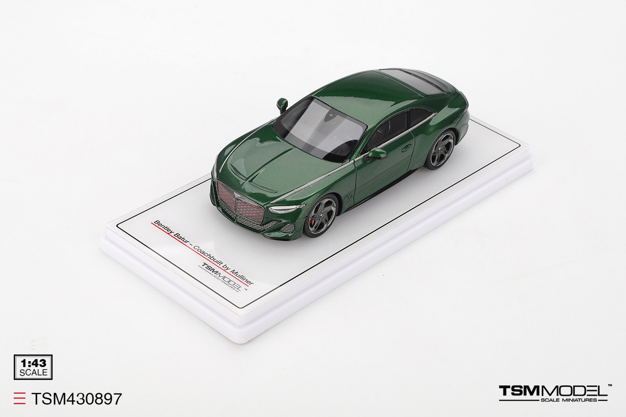 1/43 TSM Bentley Batur Scarab Green Car Model