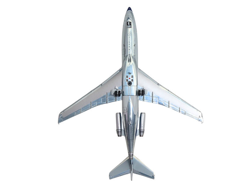 Boeing 727-100 Commercial Aircraft "Eastern Air Lines" (N8120N) Silver with Blue Stripes "Gemini 200" Series 1/200 Diecast Model Airplane by GeminiJets