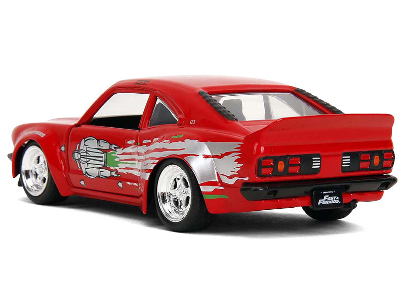 1974 Mazda RX-3 Red with Graphics "Fast & Furious" Series 1/32 Diecast Model Car by Jada