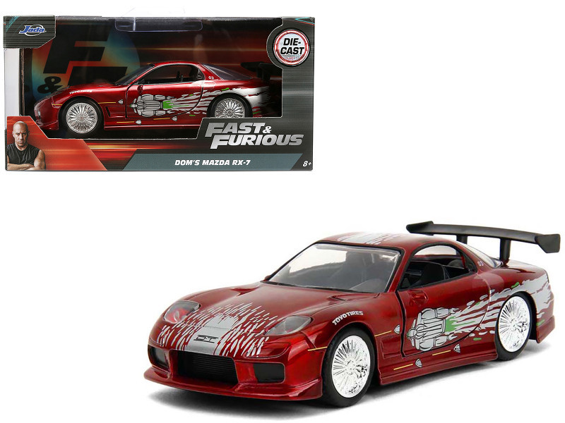 Dom's Mazda RX-7 Candy Red with Graphics 