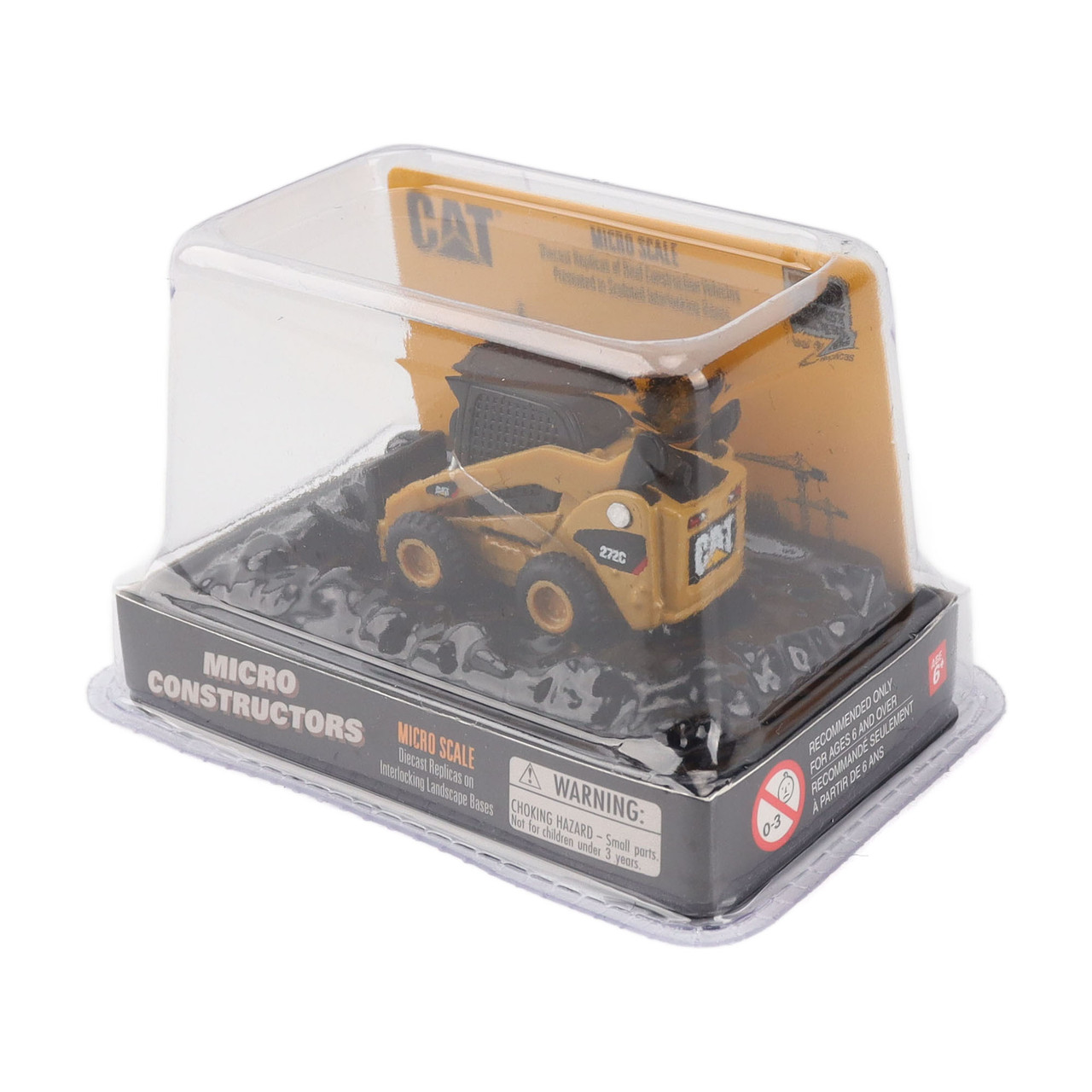 Diecast Masters Cat Micro 272C Skid Steer Loader - Pallet Fork