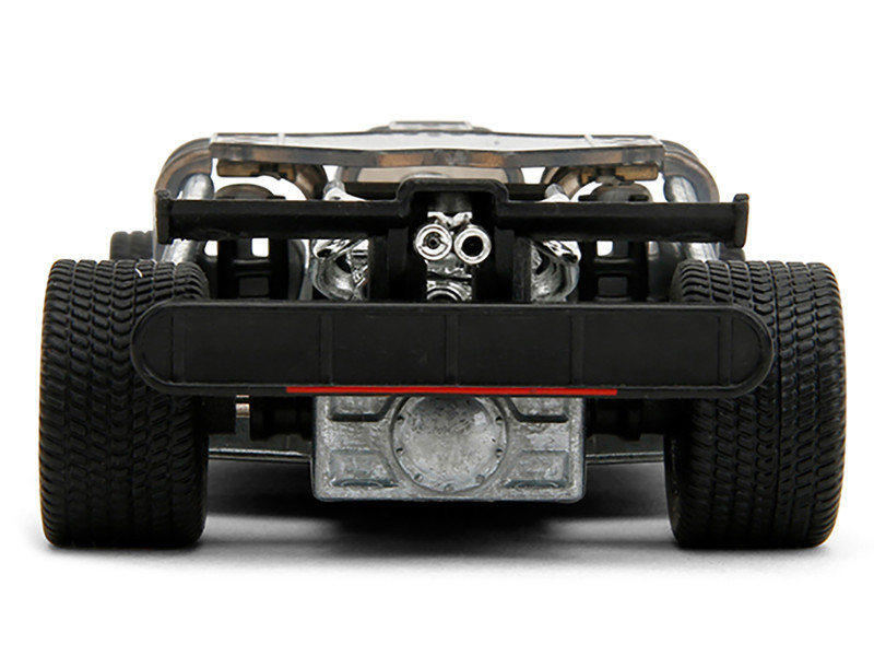 Flip Car Raw Metal "Fast & Furious 6" (2013) Movie "Fast & Furious" Series 1/32 Diecast Model Car by Jada