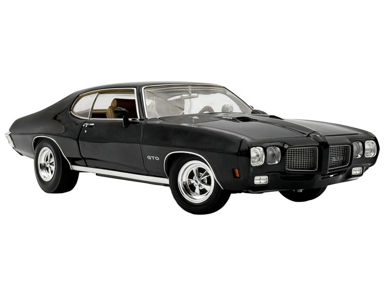 1/18 ACME 1970 Pontiac GTO Ram Air IV Main Street (Black) Diecast Car Model