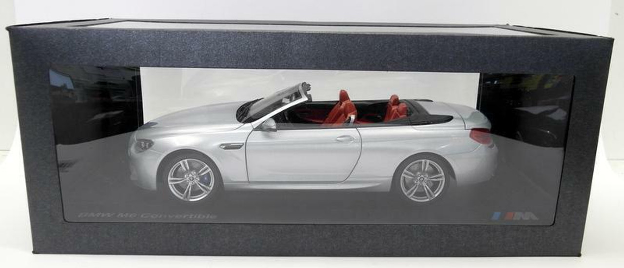 1/18 Dealer Edition BMW M6 (F12) Coupe Convertible (Silver) Diecast Car Model