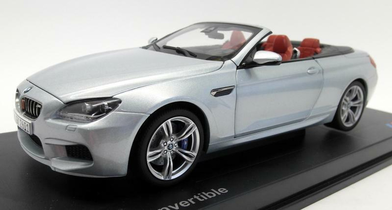 1/18 Dealer Edition BMW M6 (F12) Coupe Convertible (Silver) Diecast Car Model