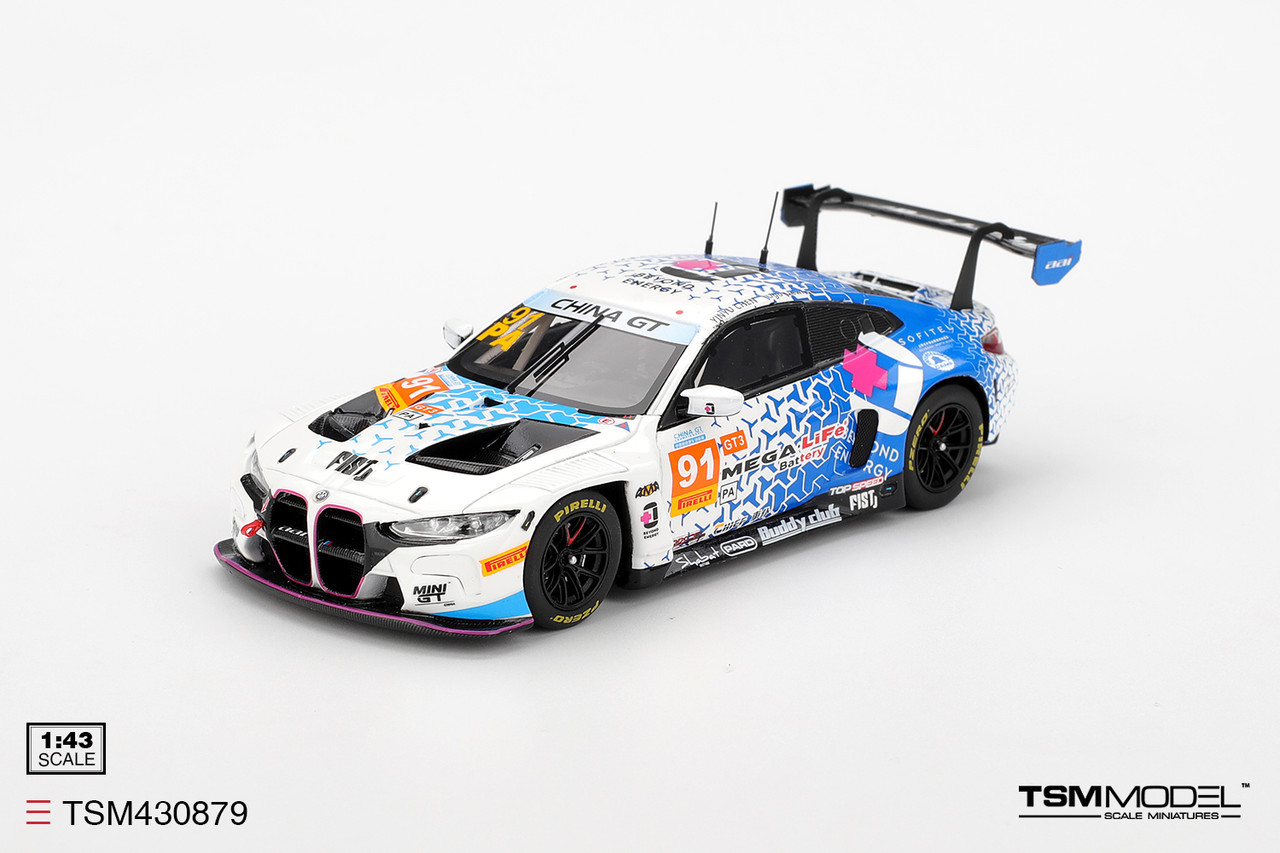 ミニカー MINI GT  M4 GT3 #91 2025 China GT 1/43 TSM BMW M4 GT3 #91 FIST Team AAI 2025 China GT Car Model