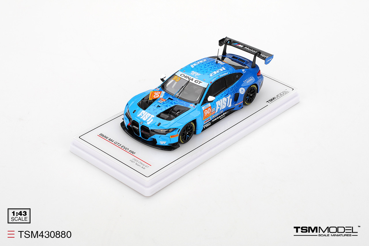 1/43 TSM BMW M4 GT3 EVO #90 FIST Team AAI 2025 China GT Shanghai