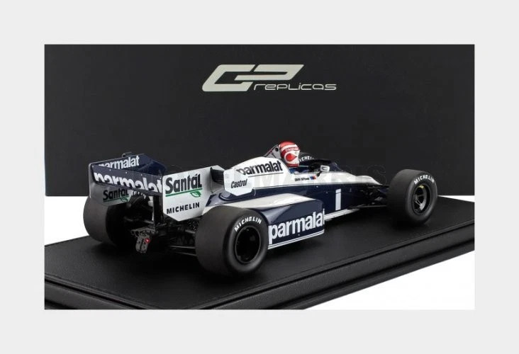 1/18 GP Replicas 1984 Formula 1 Nelson Piquet Brabham BT53 #1 Winner Canadian GP Car Model with Driver Figure