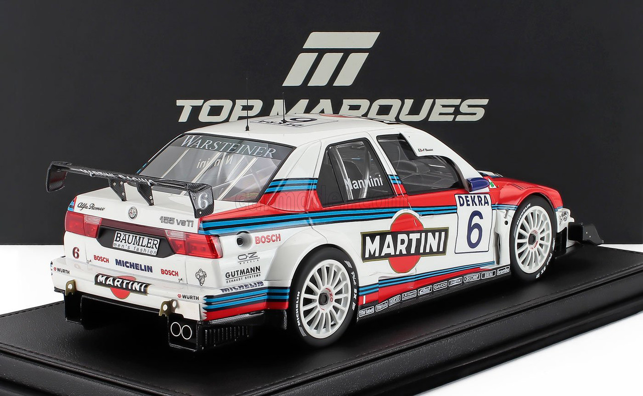 1/18 TopMarques 1996 Alfa Romeo 155 V6 TI #6 ITC Martini Alfa