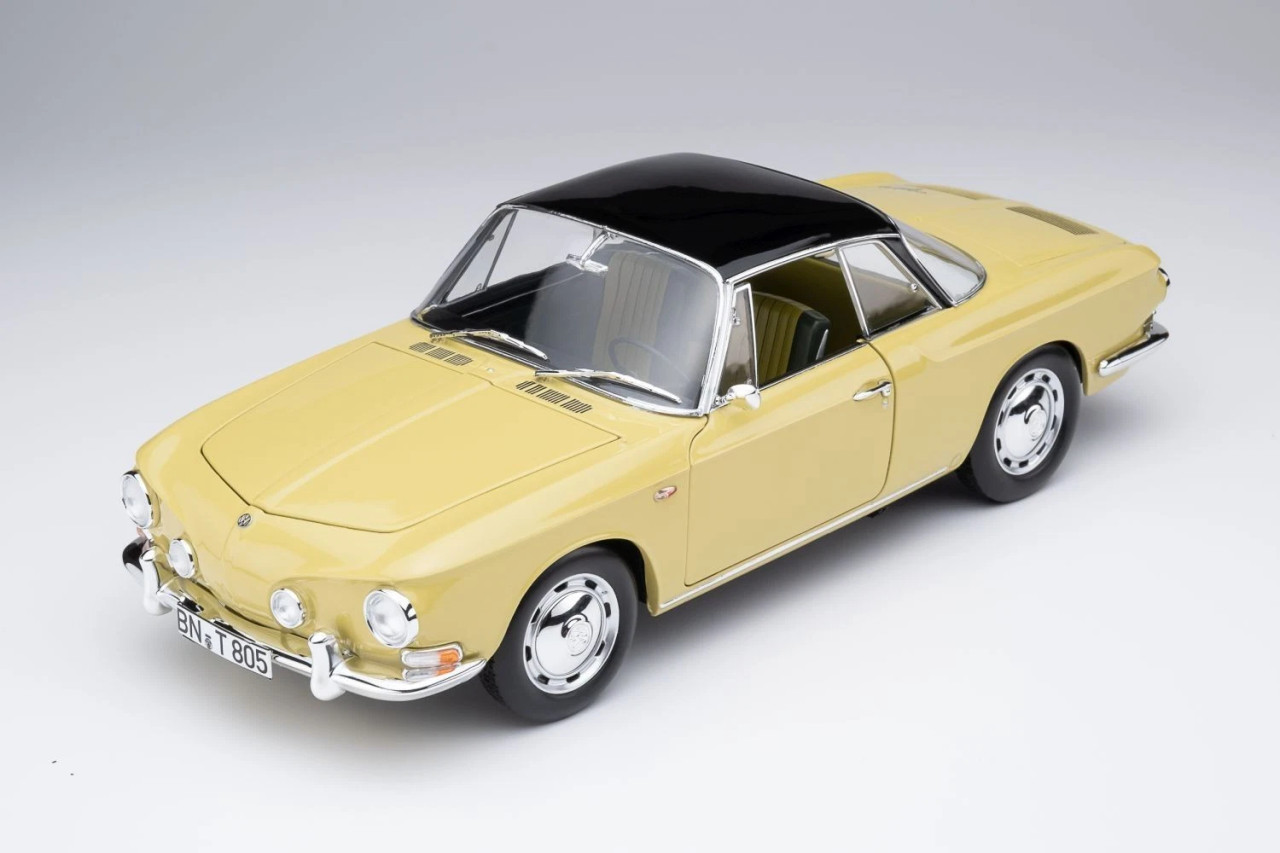 1/18 Norev 1961 Volkswagen VW Karmann Ghia 1500 (Manila Yellow