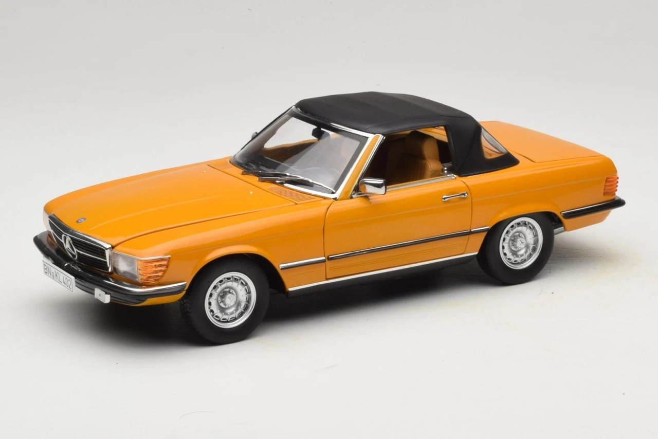 自動車 1/18 Mercedes-Benz 450 SL 1975 Cayenne 1/18 Norev 1975 Mercedes-Benz 450 SL (R107) (Cayenne Orange