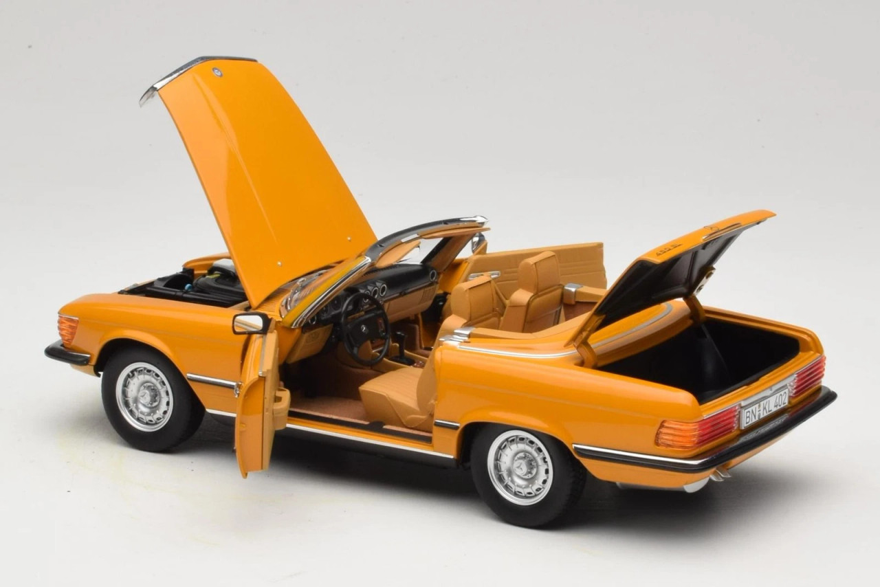 自動車 1/18 Mercedes-Benz 450 SL 1975 Cayenne 1/18 Norev 1975 Mercedes-Benz 450 SL (R107) (Cayenne Orange