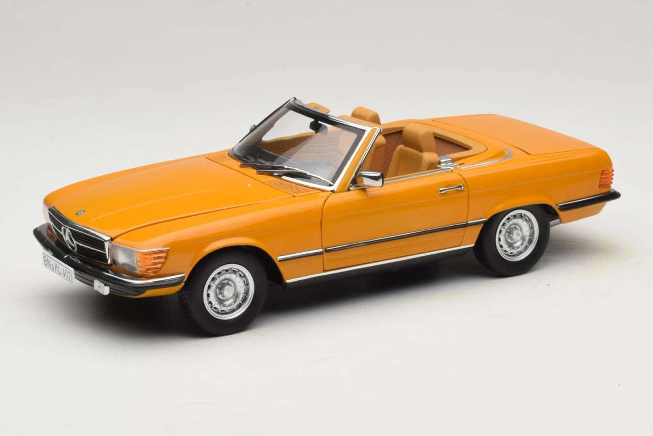 1/18 Norev 1975 Mercedes-Benz 450 SL (R107) (Cayenne Orange