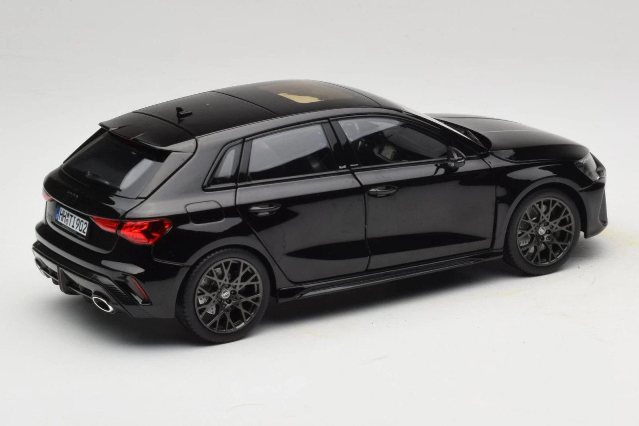 1/18 Norev 2025 Audi RS3 (8Y) (Mythos Black) Diecast Car Model