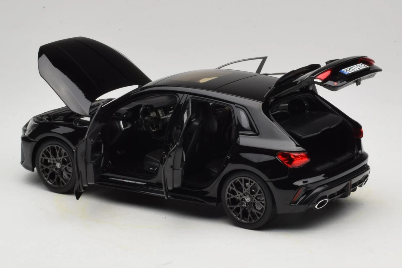 1/18 Norev 2025 Audi RS3 (8Y) (Mythos Black) Diecast Car Model
