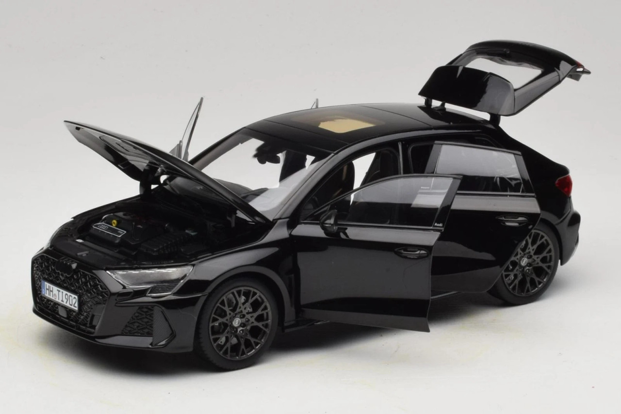 1/18 Norev 2025 Audi RS3 (8Y) (Mythos Black) Diecast Car Model