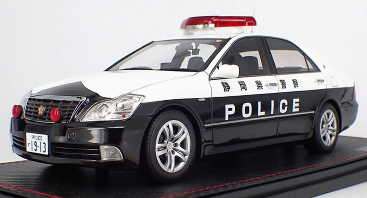 新作入荷人気ignition 1/18 IG-Model Police station Parking Diorama トヨタ クラウン Toyota Crown GRS180 静岡県警交通機動隊55号 乗用車