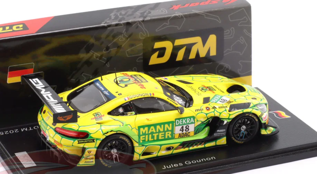 1/43 Spark Mercedes-AMG GT3 No.48 Mercedes-AMG Team Mann-Filter DTM 2025 Jules Gounon Car Model