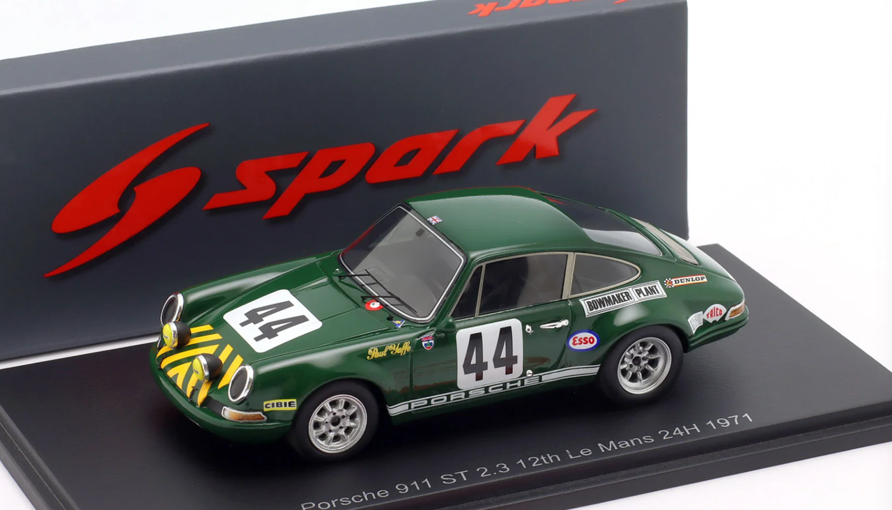 1/43 Spark Porsche 911ST 2.3 No.44 12th Le Mans 24H 1971 P. Vestey - R. Bond Model