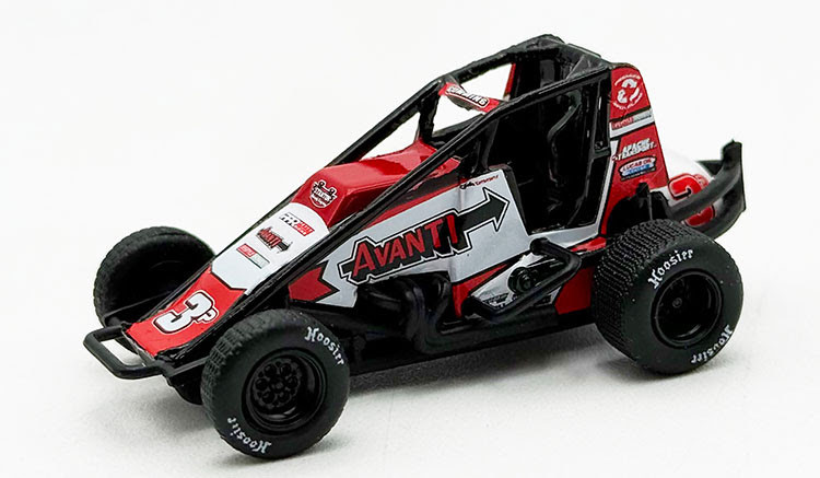 1/64 ACME 2025 #3P Avanti USAC Sprint Car - 2025 USAC Champion - Kyle Cummins Diecast Car Model