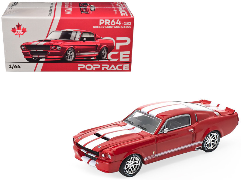 POP RACE 1/64 Shelby Mustang GT500 チェイス Chase] Pop Race Ford Shelby Mustang GT500 Chrome Red Canada