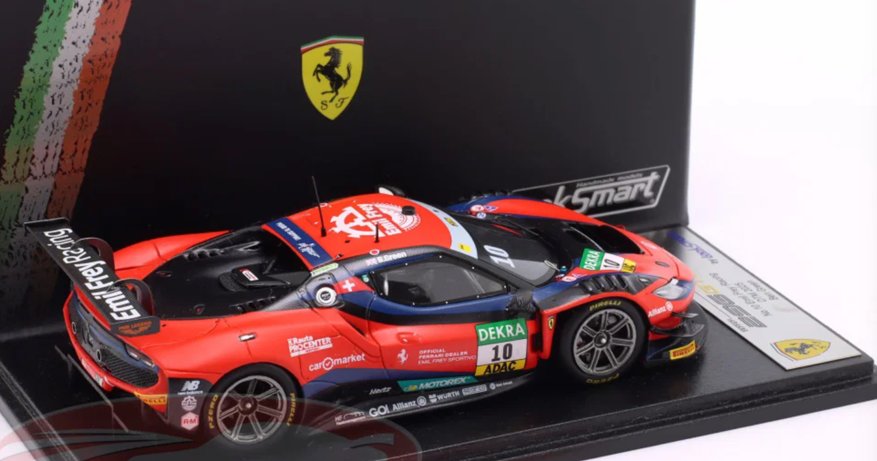 1/43 Looksmart Ferrari 296 GT3 No.10 Emil Frey Racing DTM 2025 Ben Green Car Model