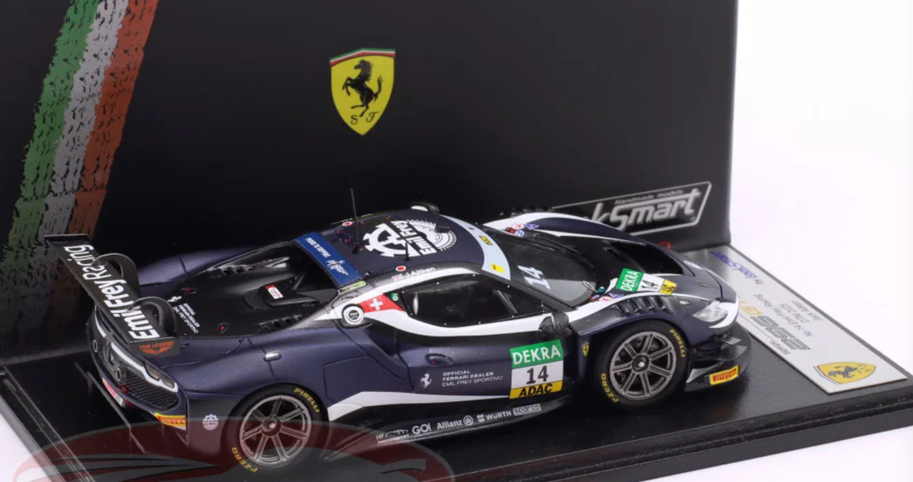 1/43 Looksmart Ferrari 296 GT3 No.14 Emil Frey Racing DTM 2025 Jack Aitken Car Model