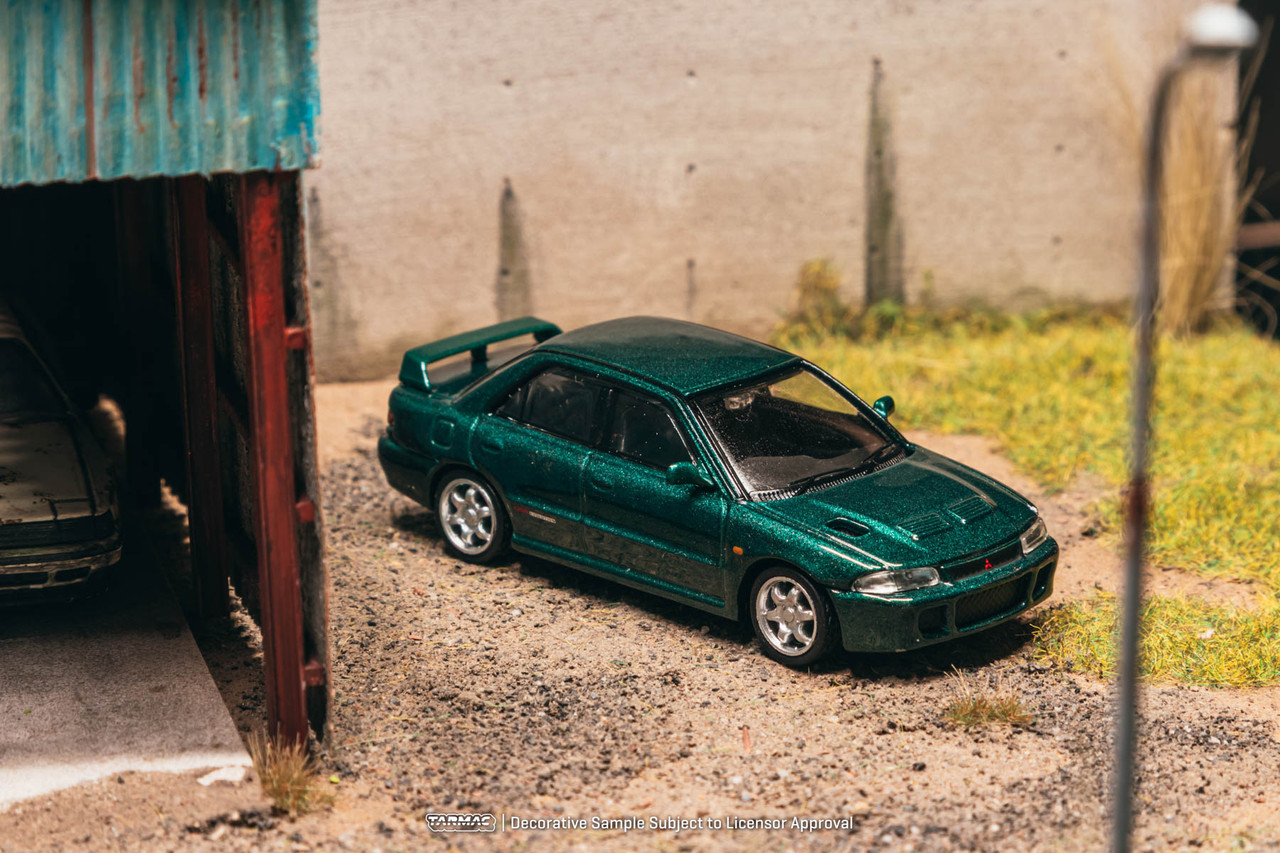 1/64 Tarmac Works Mitsubishi Lancer GSR Evolution (Green Metallic) Diecast Car Model