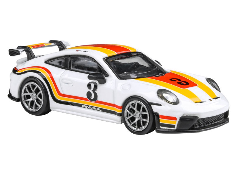 1/64 Paragon 2025 Porsche 911 992.2 GT3 Andial Livery Diecast Car Model
