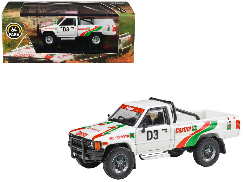 カートラベル⑧ 1/64 Paragon 1995 Toyota Hilux Rustenburg 400 Rally Diecast Car