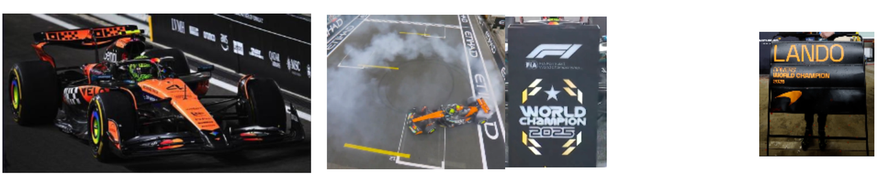 1/43 Spark 2025 Formula 1 Abu Dhabi GP 3rd Place Mclaren MCL39 #4 Lando Norris 2025 F1 World Champion Car Model with Pit Board & Tire Mark Base