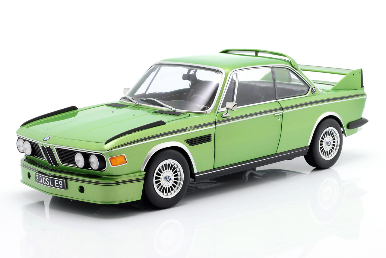 1/12 KK-Scale 1973 BMW 3.0 CSL (E9) (Green) Diecast Car Model