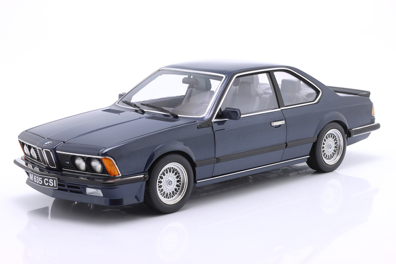 1/12 KK-Scale 1987 BMW M635 CSI (Dark Blue Metallic) Diecast Car Model