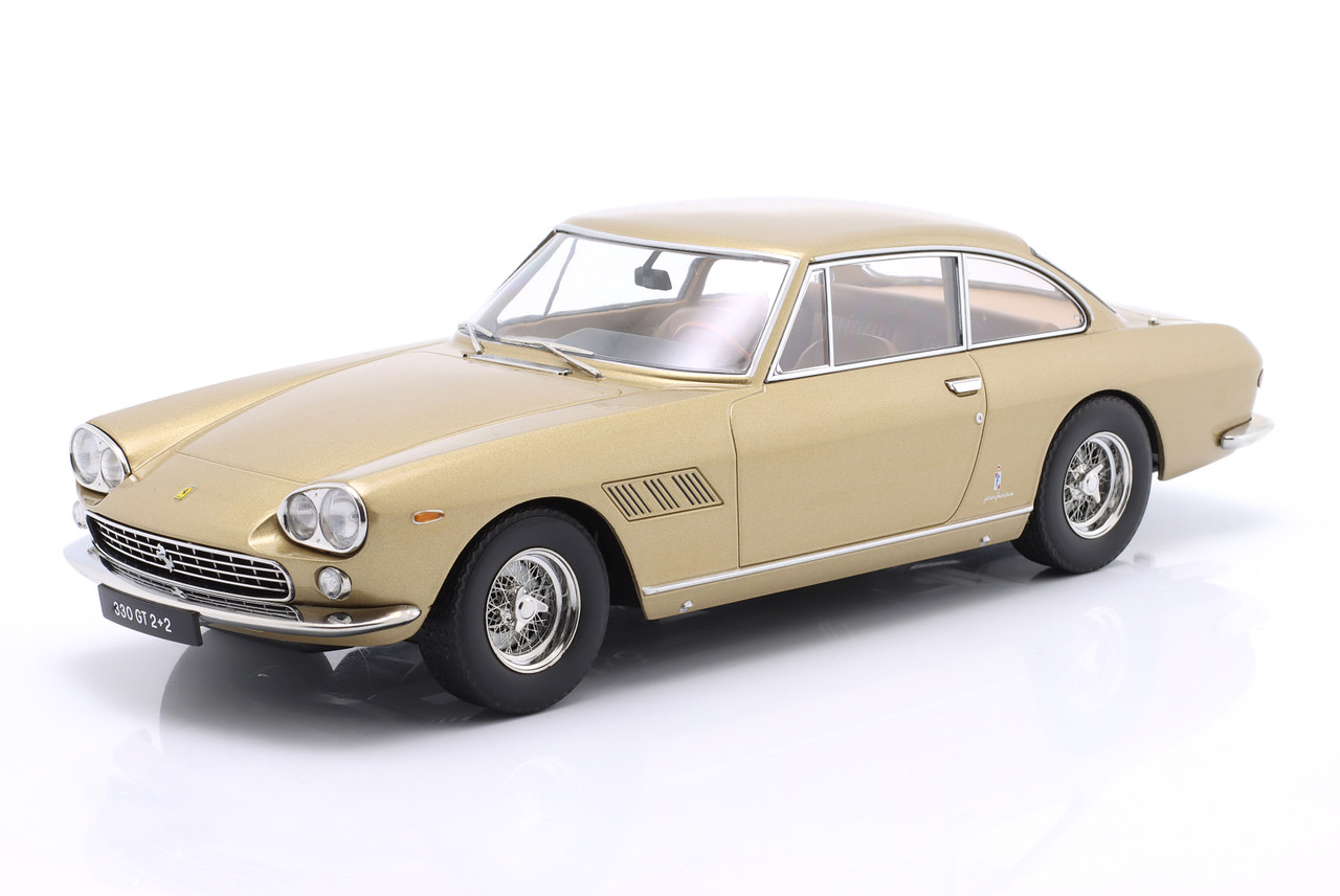 1/18 KK-Scale 1964 Ferrari 330 GT 2+2 (Gold Metallic) Diecast Car Model