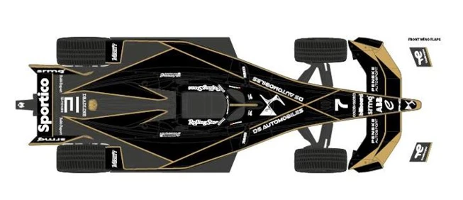 1/43 Spark DS PENSKE No.7 Maximilian Guenther Car Model