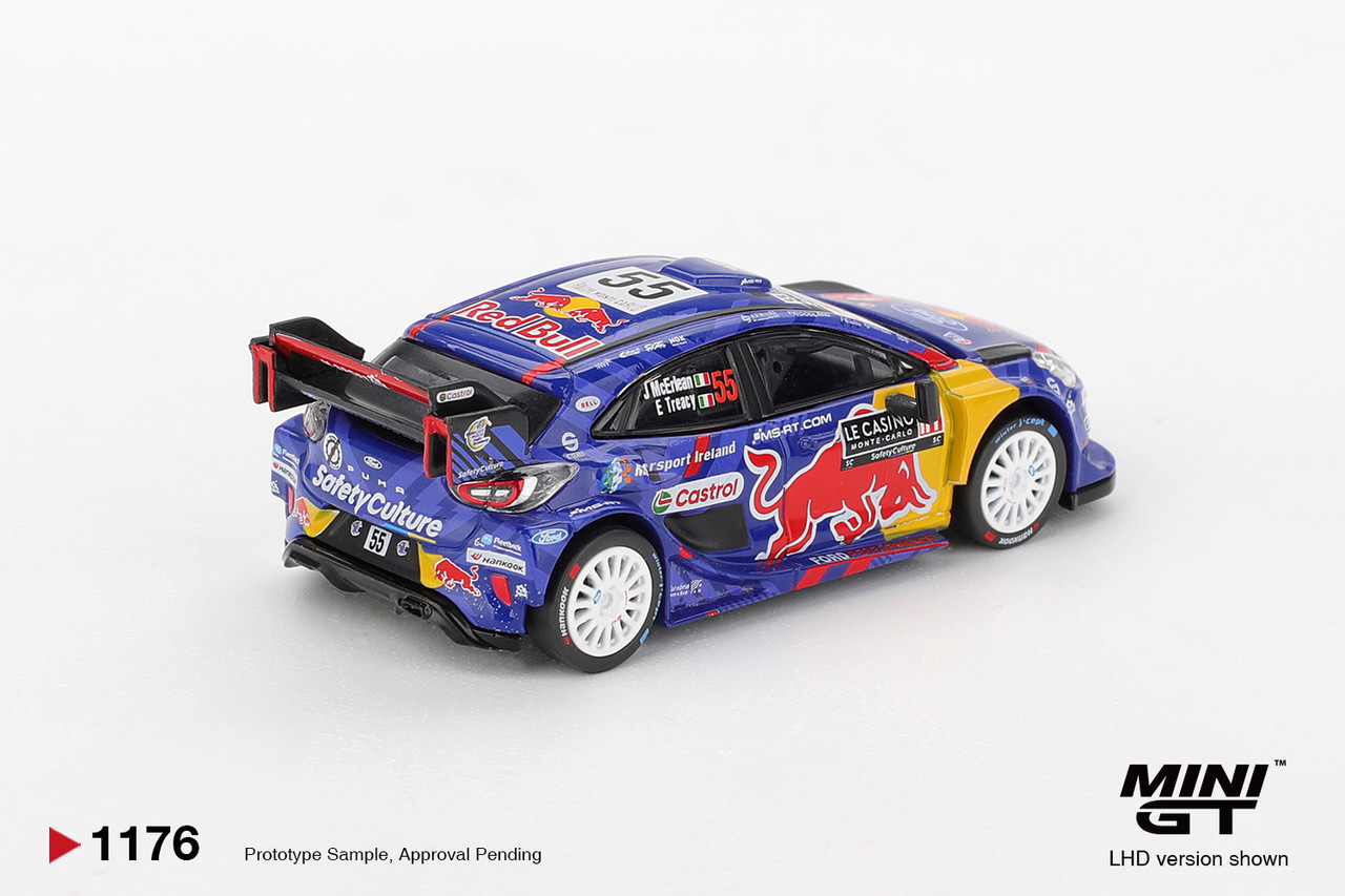 Ford Puma Rally1 M-SPORT ミニカー 2025 1/64 Mini GT Ford Puma Rally1 #55 M-Sport Ford WRT 2025 Rally