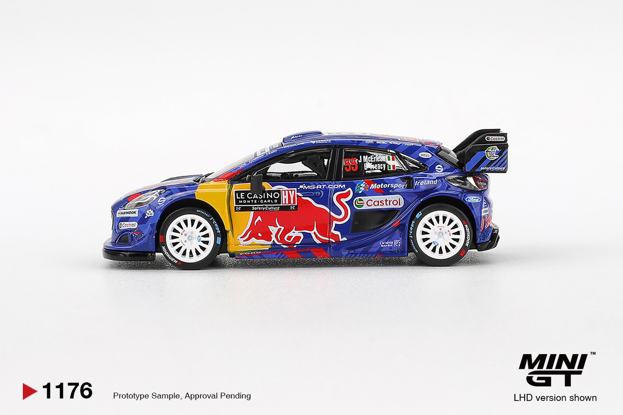 1/64 Mini GT Ford Puma Rally1 #55 M-Sport Ford WRT 2025 Rally