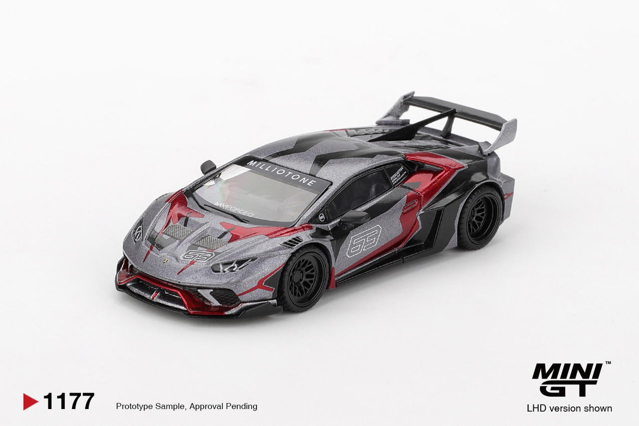 1/64 Mini GT Lamborghini Huracán GT RONIN LB☆WORKS Diecast Car